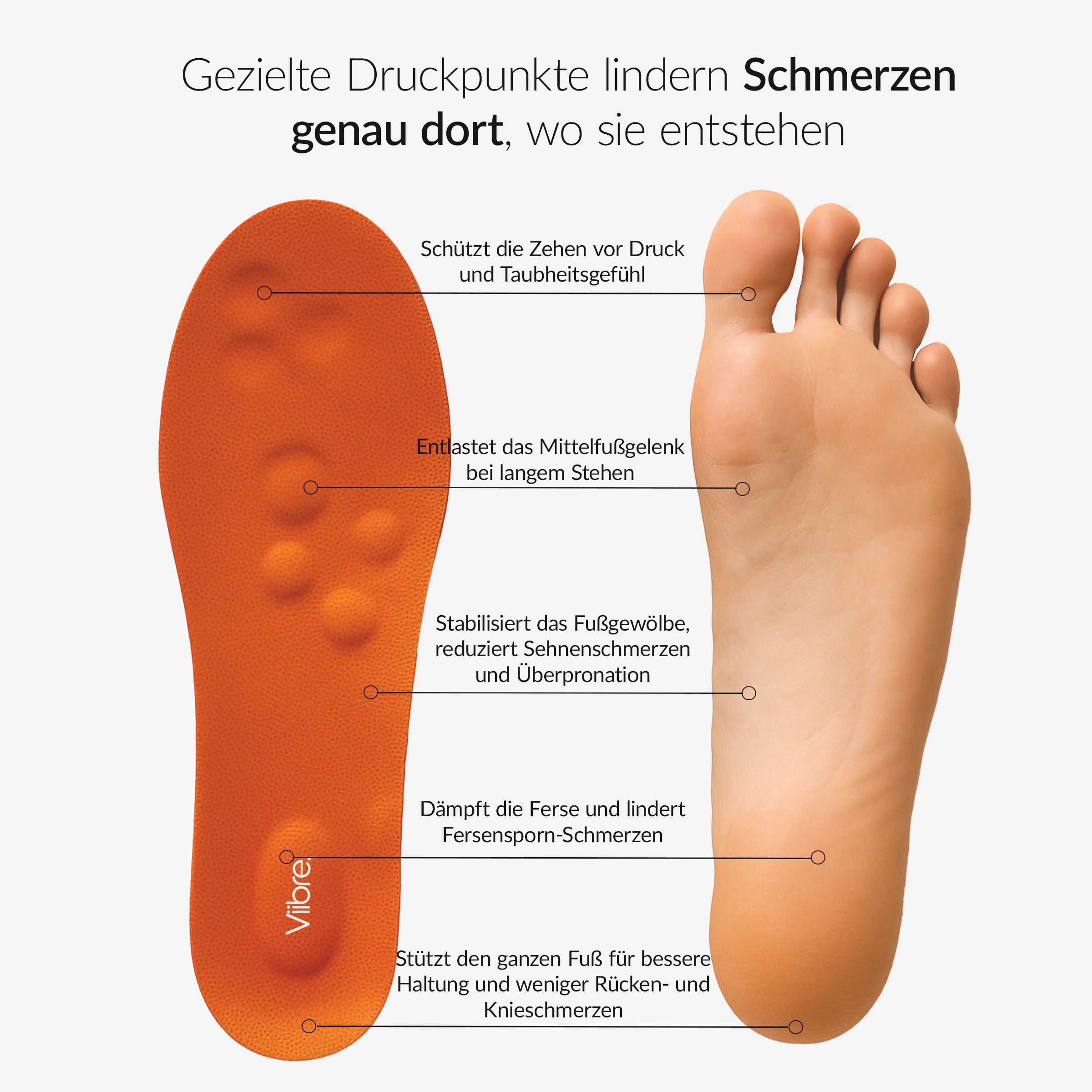 Viibre - Universelle Einlegesohlen